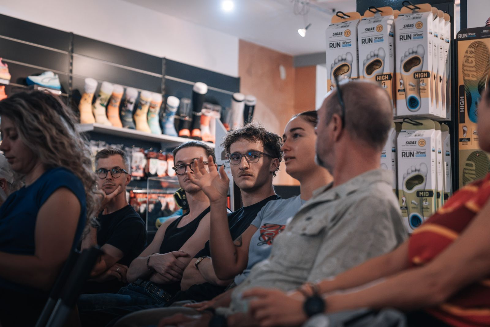 Le public de la soirée JMove en boutique